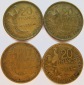 Frankreich 4 x 20 Francs, 1950-1953