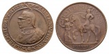 Linnartz Preussen Wilhelm II. Bronzemedaille 1915 (Dasio) a.d....