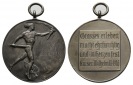 Medaille 1916, versilbert, tragbar; 23,54g Ø 33,6 mm