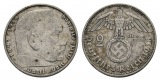 Drittes Reich, Hindenburg; 2 Reichsmark 1938