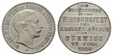 Preussen, Medaille; 1906 versilbert; 16,43 g, Ø 38,7 mm