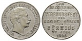 Preussen, Medaille; 1906 versilbert; 16,43 g, Ø 38,7 mm