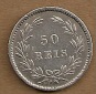 Portugal - 50 Reis 1880 Silber