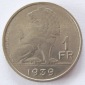Belgien 1 Franc 1939 BELGIQUE - BELGIE
