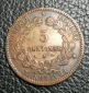 5 Centimes Paris 1872 A Frankreich XXL Bilder