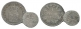 Altdeutschland; 2 Kleinmünzen