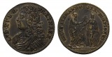 Frankreich, Rechenpfennig; Bronze