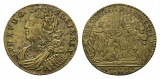 Frankreich, Rechenpfennig 1722; Bronze