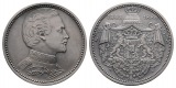 Linnartz Bayern Ludwig II. Silbermedaille o.J. stgl matt Gewic...