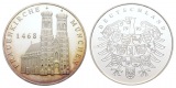 Linnartz Bayern Frauenkirche, Feinsilbermedaille 1995,  40 mm,...