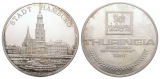 Linnartz Hamburg-Stadt, Feinsilbermed. 1981. Prämie. 35,2/fei...