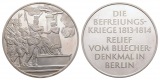 Linnartz Preussen Befreiungskriege 1813-1814, Silbermed., 37,7...