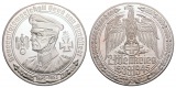 Linnartz 2. Weltkrieg Silbermedaille o.J.(Steiner) Generalfeld...