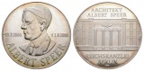 Linnartz 2. Weltkrieg Silbermedaille 1981. Architekt HITLERS -...