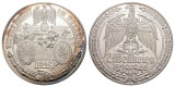 Linnartz 2. Weltkrieg Feinsilbermedaille o.J. (Steiner),ELBRUS...