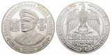 Linnartz 2. Weltkrieg Feinsilbermedaille o.J. ORTSGRUPPENFÜHR...