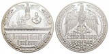 Linnartz 2. Weltkrieg Feinsilbermedaille o.J., SCHLACHTSCHIFF ...