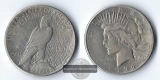 USA,  1 Dollar  1922  Peace Dollar    FM-Frankfurt    Feinsilb...