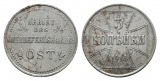 Russland; Deutsche Besatzung, 3 Kopeken 1916