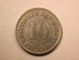 E20  KR 10 Pfennig  1909 D in ss+  Originalbilder