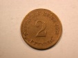 E20  KR  2 Pfennig  1876 H in f.s, Druckstelle   Originalbilder