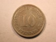 E20  KR  10 Pfennig  1902 F in sehr schön  Originalbilder