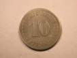 E20  KR  10 Pfennig  1888 E in f.s, geputzt  Originalbilder