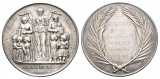 Frankreich; Medaille 1891/92, Silber; 64,15 g, Ø 51,3 mm