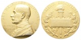 Frankreich; Medaille o.J., Silber vergoldet; 63,25 g, Ø 49,4 mm