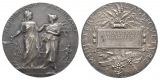 Frankreich; Medaille o.J., Silber patiniert; 37,10 g, Ø 41,2 mm