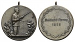 Heidland-Strang; Schützenmedaille 1956, Messing versilbert, t...