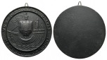 Hamburg; Eisengußmedaille 1953; VDG-Tagung, 386 g, Ø 122 mm