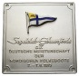 Eckernförde; Plakette 1975; versilbert, 125,11 g, 70,1 x 70,1 mm