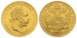 3,44 g Feingold. Franz Joseph I. (1848 - 1916)