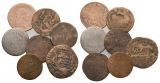 Altdeutschland; 7 Kleinmünzen, geringe Erhaltung