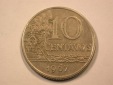 E21  Brasilien  10 Centavos 1967 in ss-vz   Originalbilder