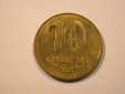 E21  Argentinien  10 Centavos 2009 in ss-vz Originalbilder