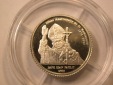 E21  Kongo 5 Francs Silber  2003 Papst Johannes Paul in PP fei...