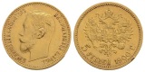 3,87 g Feingold. Zar Nikolaus II. (1894 - 1917)