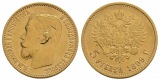 3,87 g Feingold. Zar Nikolaus II. (1894 - 1917)