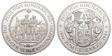 Linnartz Hindenburg Silbermedaille 1984, 50 jähriges Gedenken...