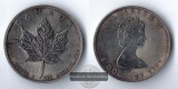 Kanada  5 Dollar  1989   Maple Leaf   FM-Frankfurt   Feinsilbe...