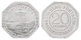 Nürnberg-Fürth Straßenbahn, Notgeld, 20 Pfennig o.J.