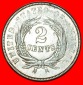 · UNION SCHILD (1864-1873): USA ★ 2 CENTS 1864 NICHT KLEINE...