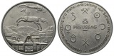 Preussag, Bergbau-Medaille o.J.; Zink, 145,41 g, Ø 75,0 mm