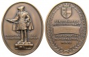 Moers-Münzfreunde, Medaille o.J.; Tombak, 116,84 g, 82,7 x 63...
