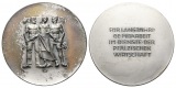 Medaille o.J.; versilbert, 202,56 g, Ø 80,9 gmm