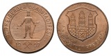 Freiberg, Bergbau-Medaille 1997; Kupfer, 10,78 g, Ø 25,2 mm