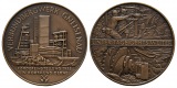 Gneisenau, Verbundbergwerk, Bergbau-Medaille 1985; Tombak, 50,...