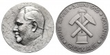Röver, Hans; Bergbau-Medaille 1965; versilbert, 35,79 g, Ø 4...